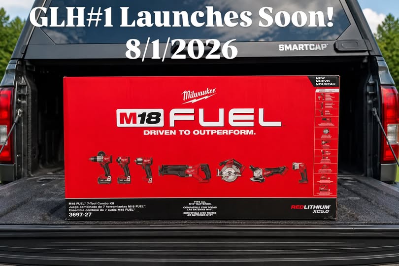 Giveaway #1 complete prize — Milwaukee M18 FUEL 7-Tool Combo Kit